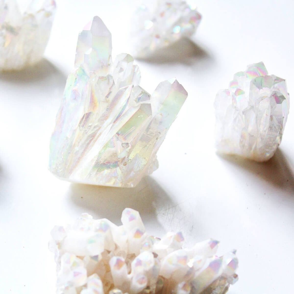 Angel Aura Quartz Crystal Clusters - CRYSTALS-Sunday Forever