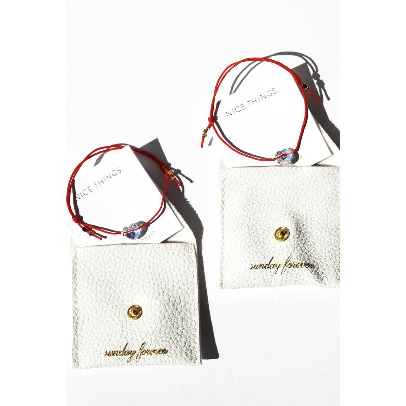 All My Heart Charm Bracelet - SWAROVSKI HEART-Sunday Forever