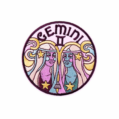 NEW! Embroidered Zodiac Patches - Decor-Sunday Forever