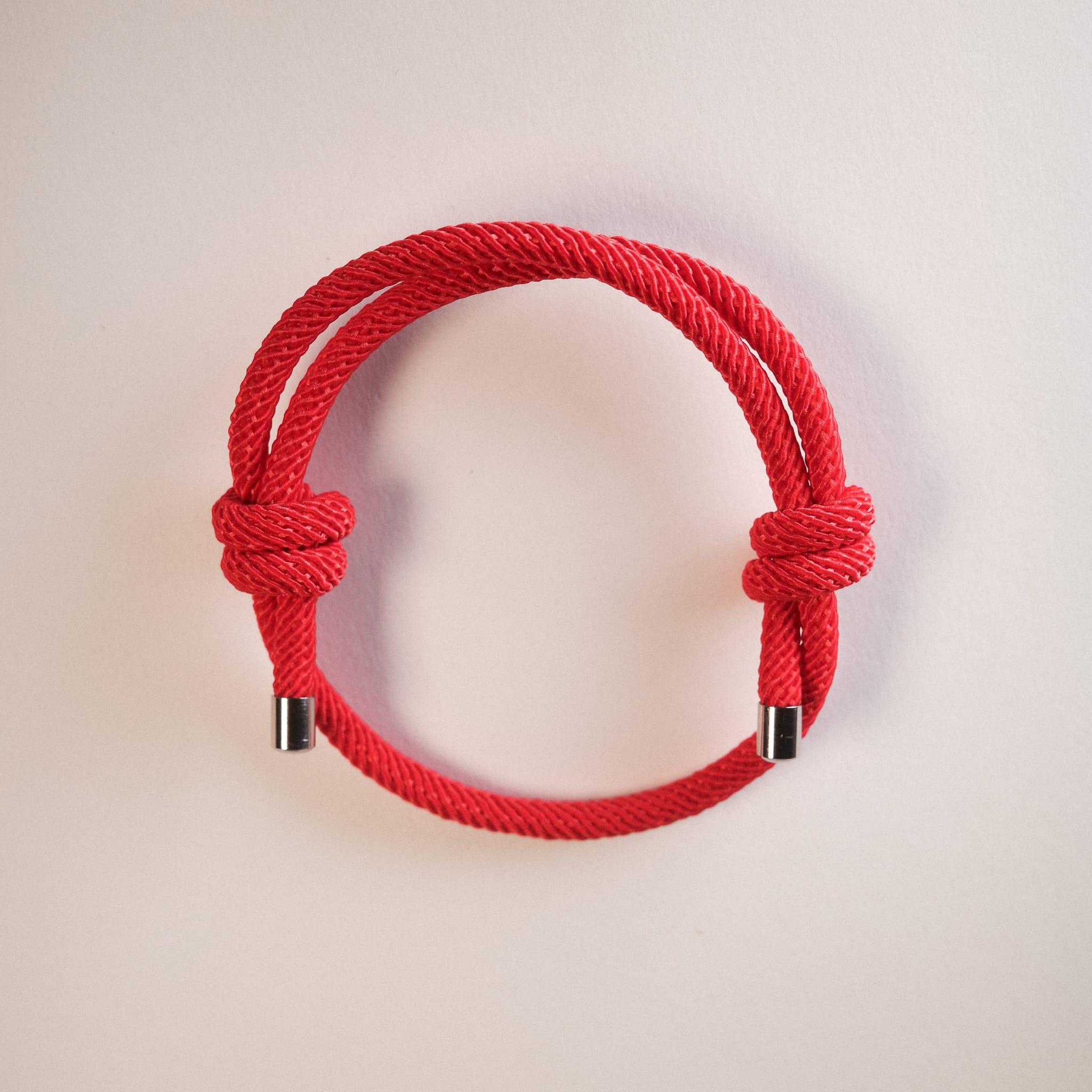 Mega Red Adjustable Double Knot Bracelet | Sunday Forever