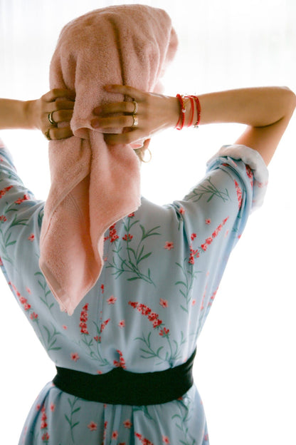 Delicate Floral Robe Long or Short - APPAREL-Sunday Forever