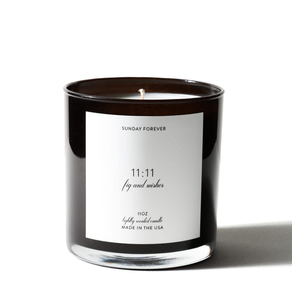
                  
                    11 11 Luxury Candle with Ripe Fig and White Woods - Sunday Forever
                  
                