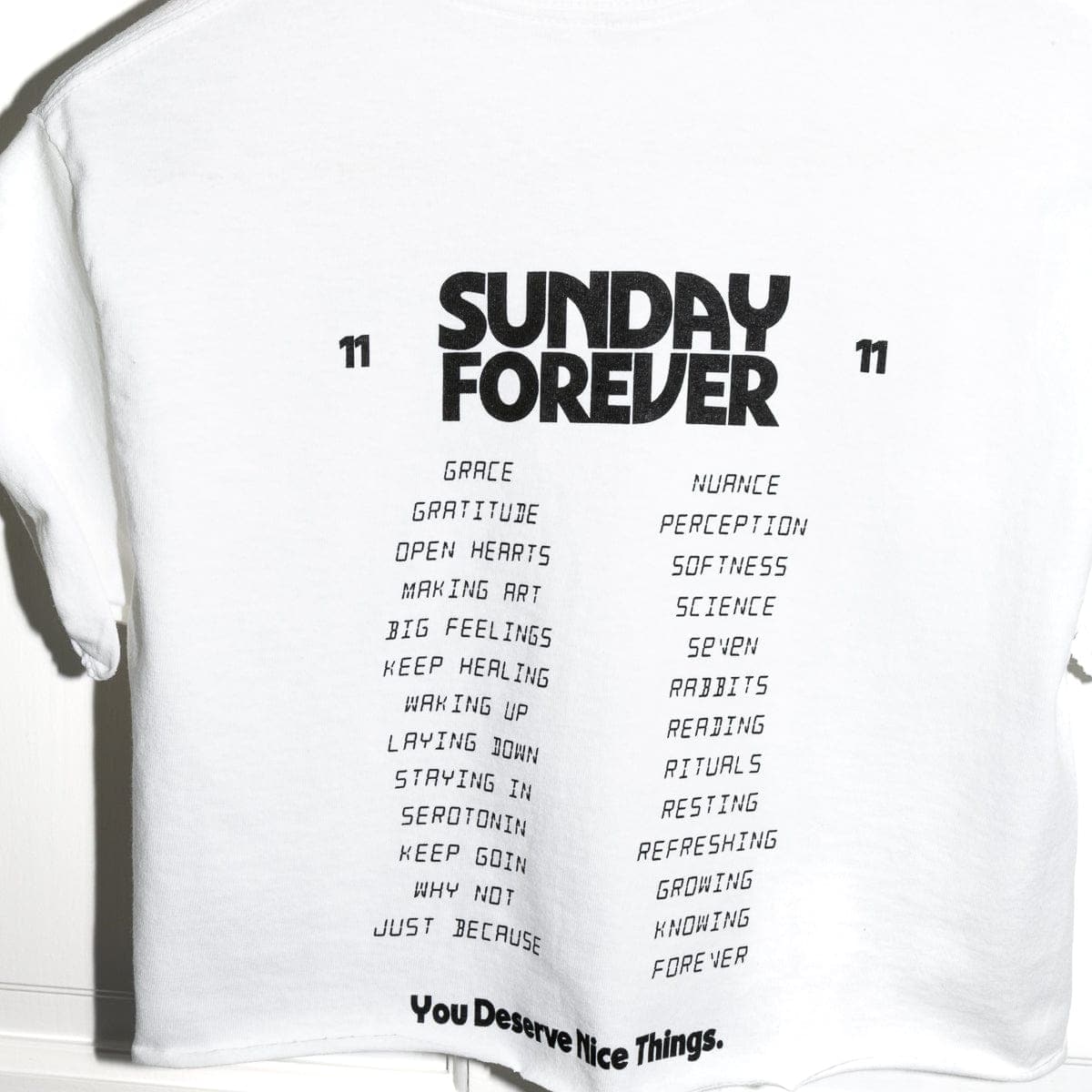 New! 2023 Nice List Band Tee - Shirts & Tops-Sunday Forever