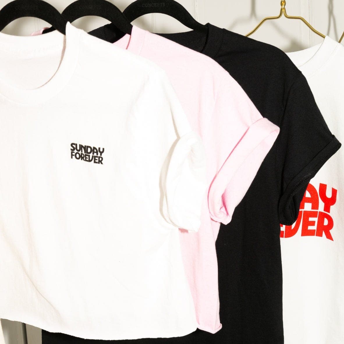 New! 2023 Nice List Band Tee XLarge / Light Pink-Sunday Forever Nyc