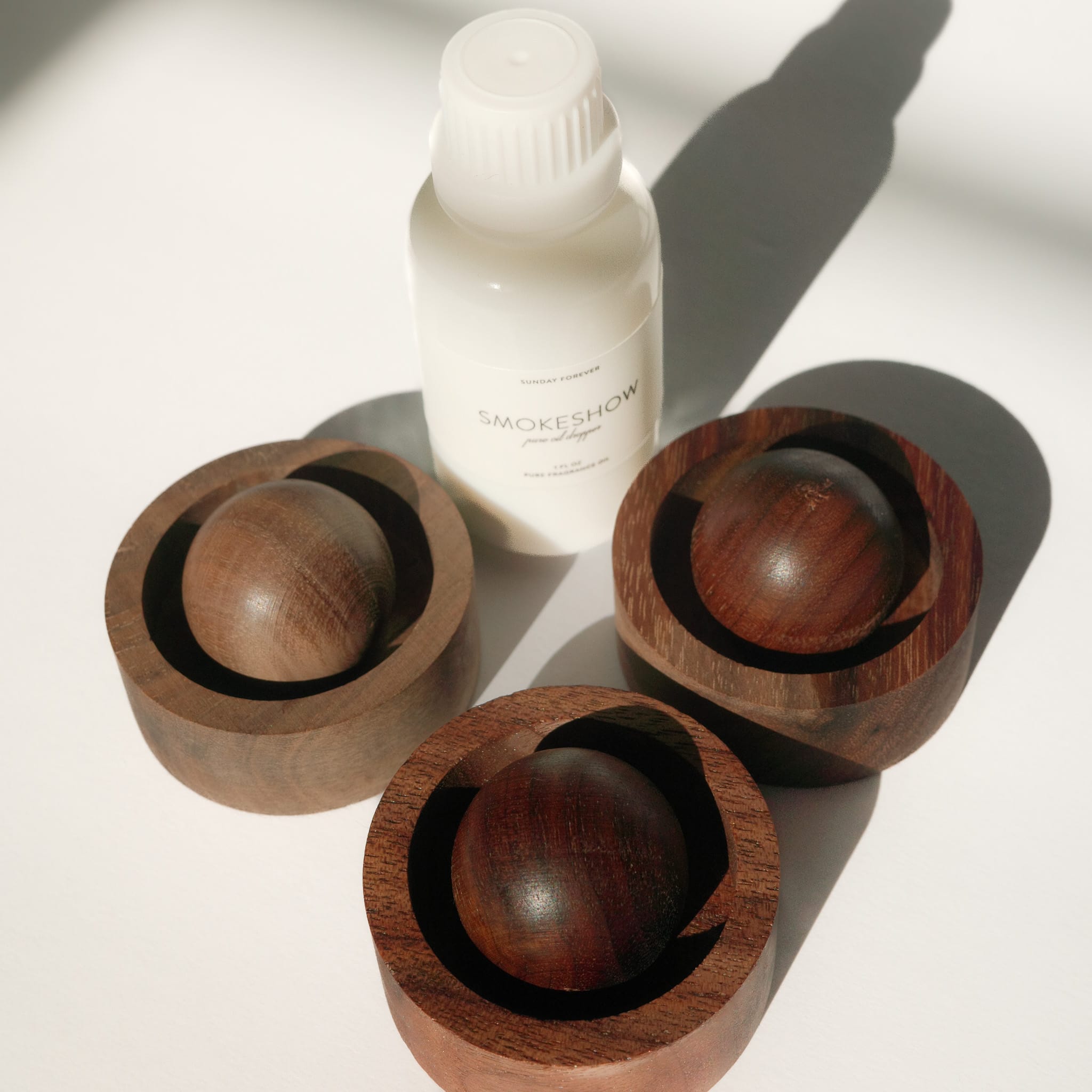 Mini Wood Sphere Diffuser