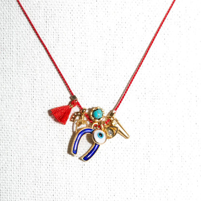 All The Luck Charm Necklace - JEWELRY-Sunday Forever