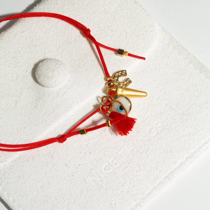 All the Luck Charm Bracelet - JEWELRY-Sunday Forever