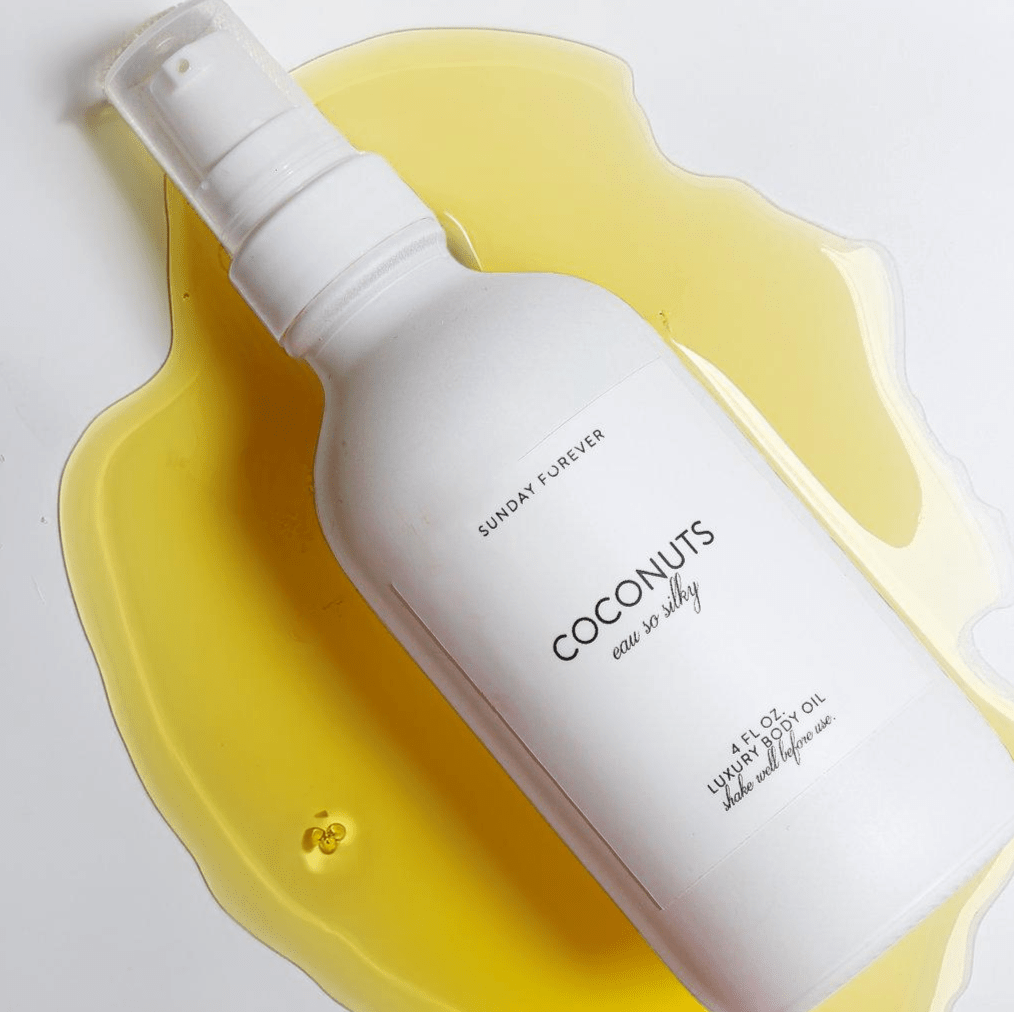 Coconuts Eau So Silky Luxury Body Oil - Sunday Forever