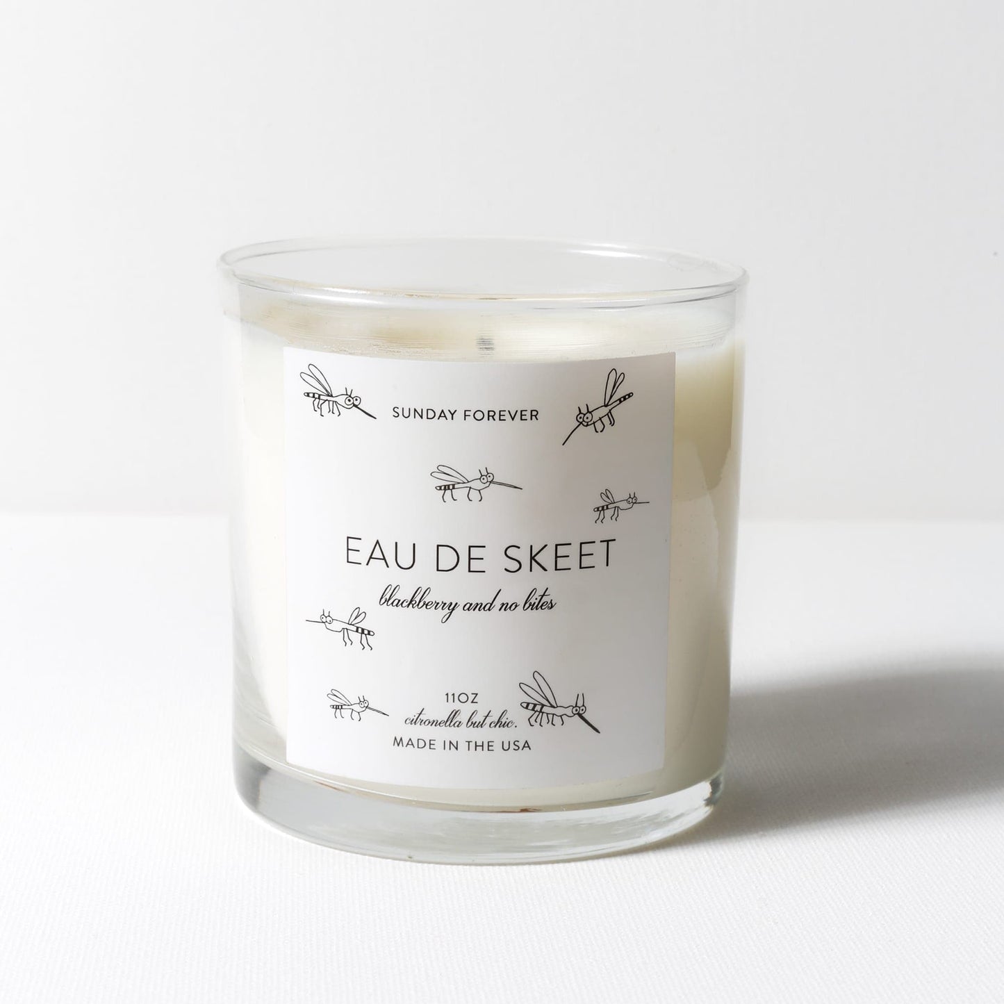 Eau de Skeet Citronella Luxury Candle - Sunday Forever