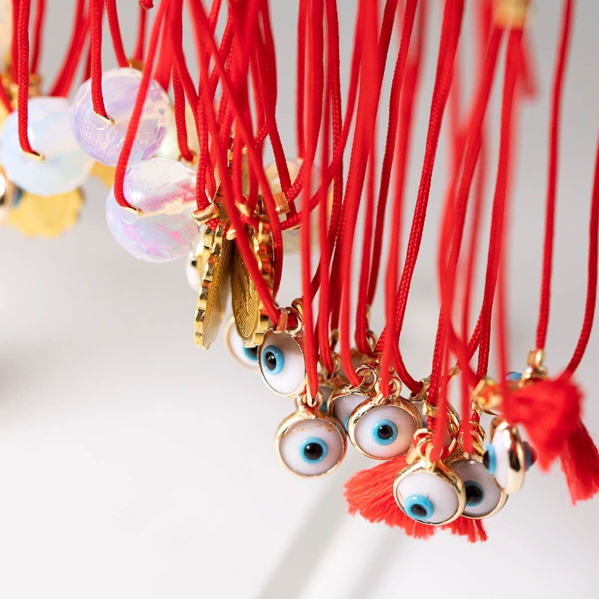 Evil Eye Tassel Bracelet - Sunday Forever