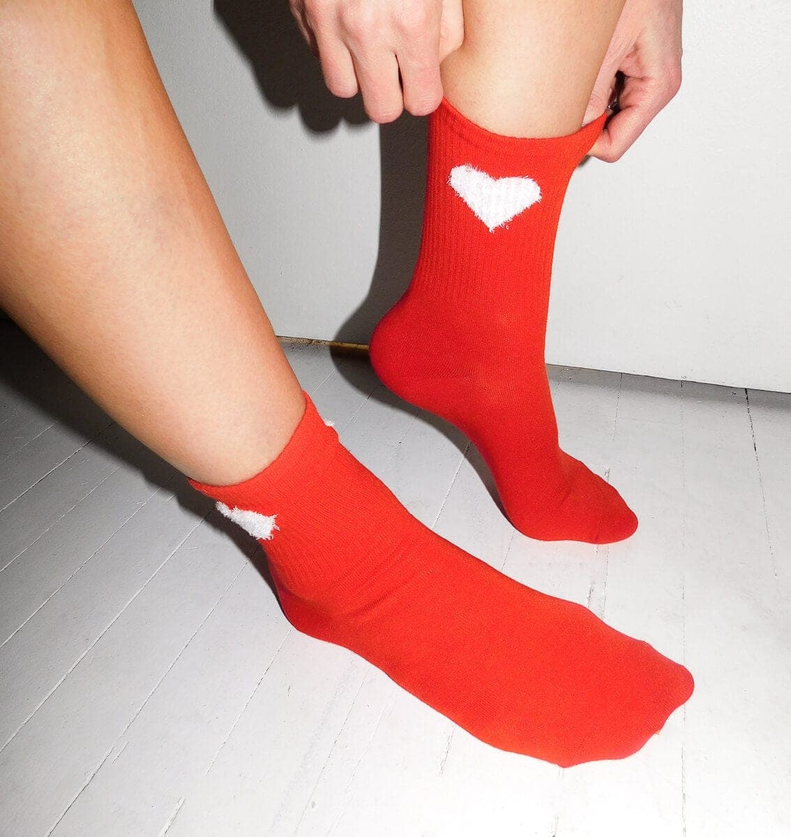 Heart to Heart Socks - Socks-Sunday Forever