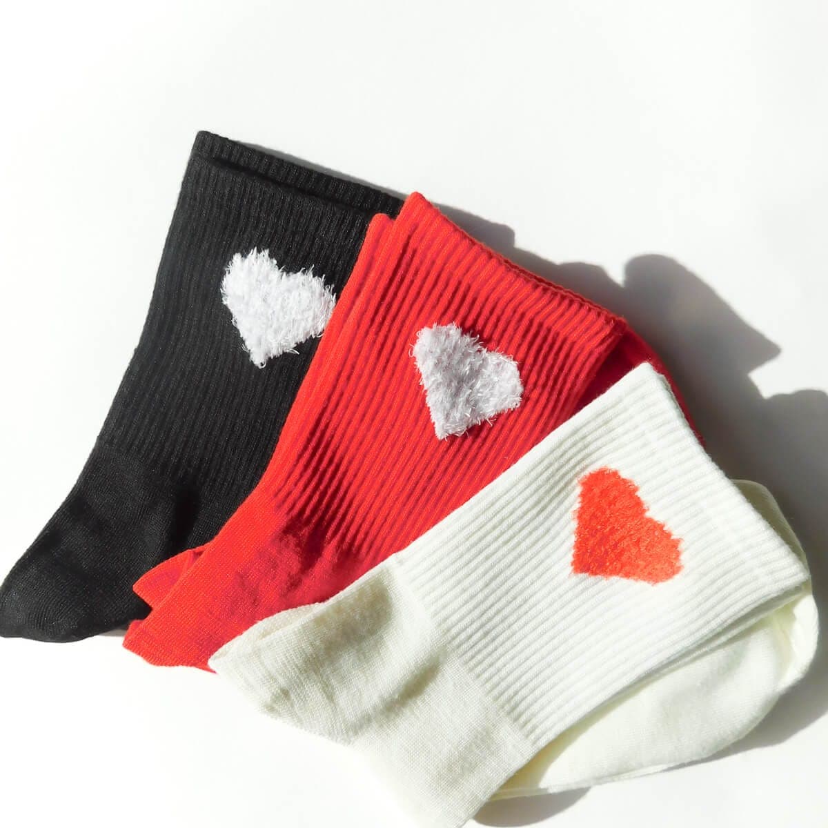 Heart to Heart Socks - Socks-Sunday Forever