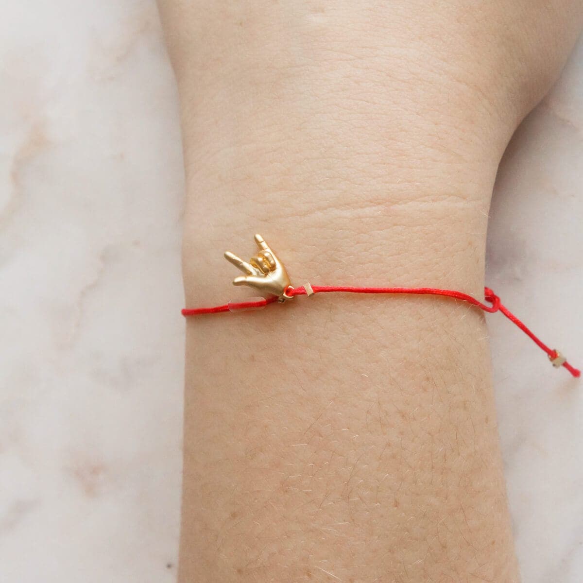 I Love You Hand Bracelet - JEWELRY-Sunday Forever