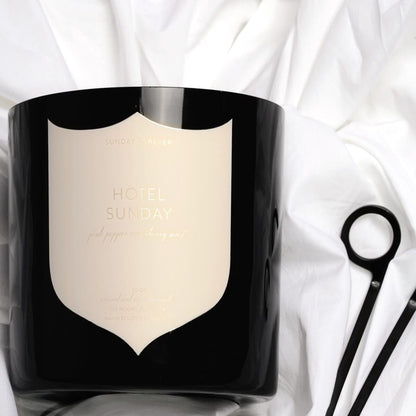 Hotel Sunday Luxury Candle Pink Pepper and Cherry Musk - Candles-Sunday Forever