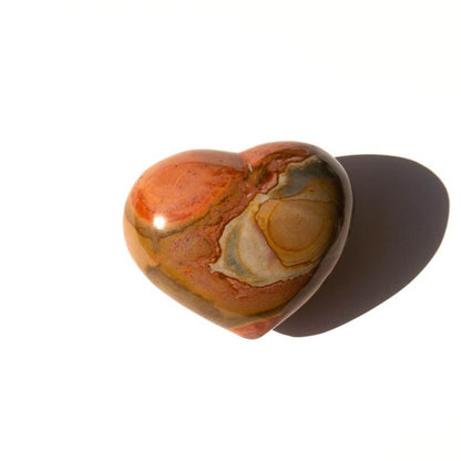 Mega Jasper Heart Stone - Figurines-Sunday Forever