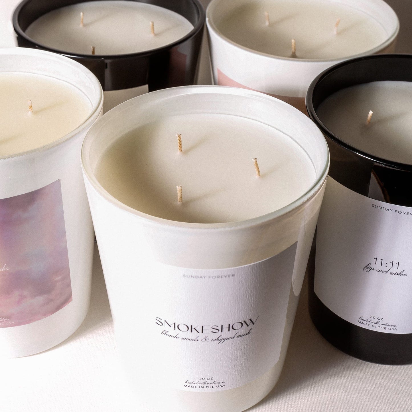 Sunday Forever Candles NEW! Deluxe Mega Candles