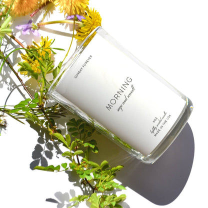 Morning Luxury Candle with Sea Salt and Sage - Candles-Sunday Forever