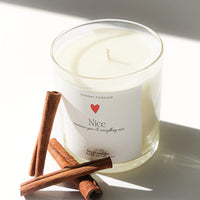 Nice Luxury Candle with Cinnamon and Spice
