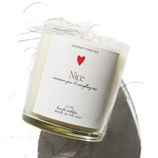Sunday Forever Candles Nice Luxury Candle with Cinnamon and Spice