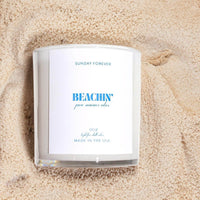 Beachin' Luxury Candle with Cream Coconut - Sunday Forever