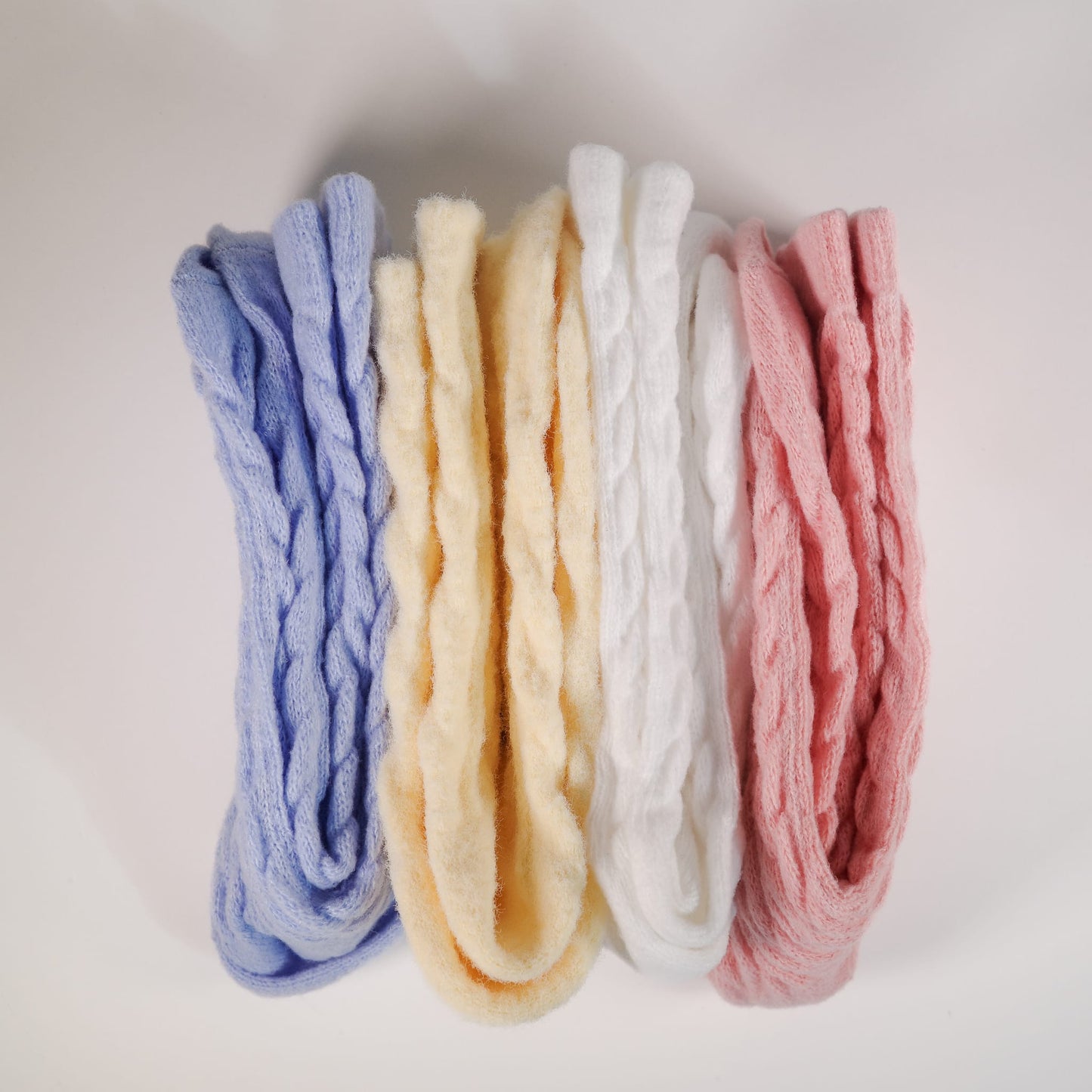 Fuzzy Fleece Cable Knit Socks - Sunday Forever