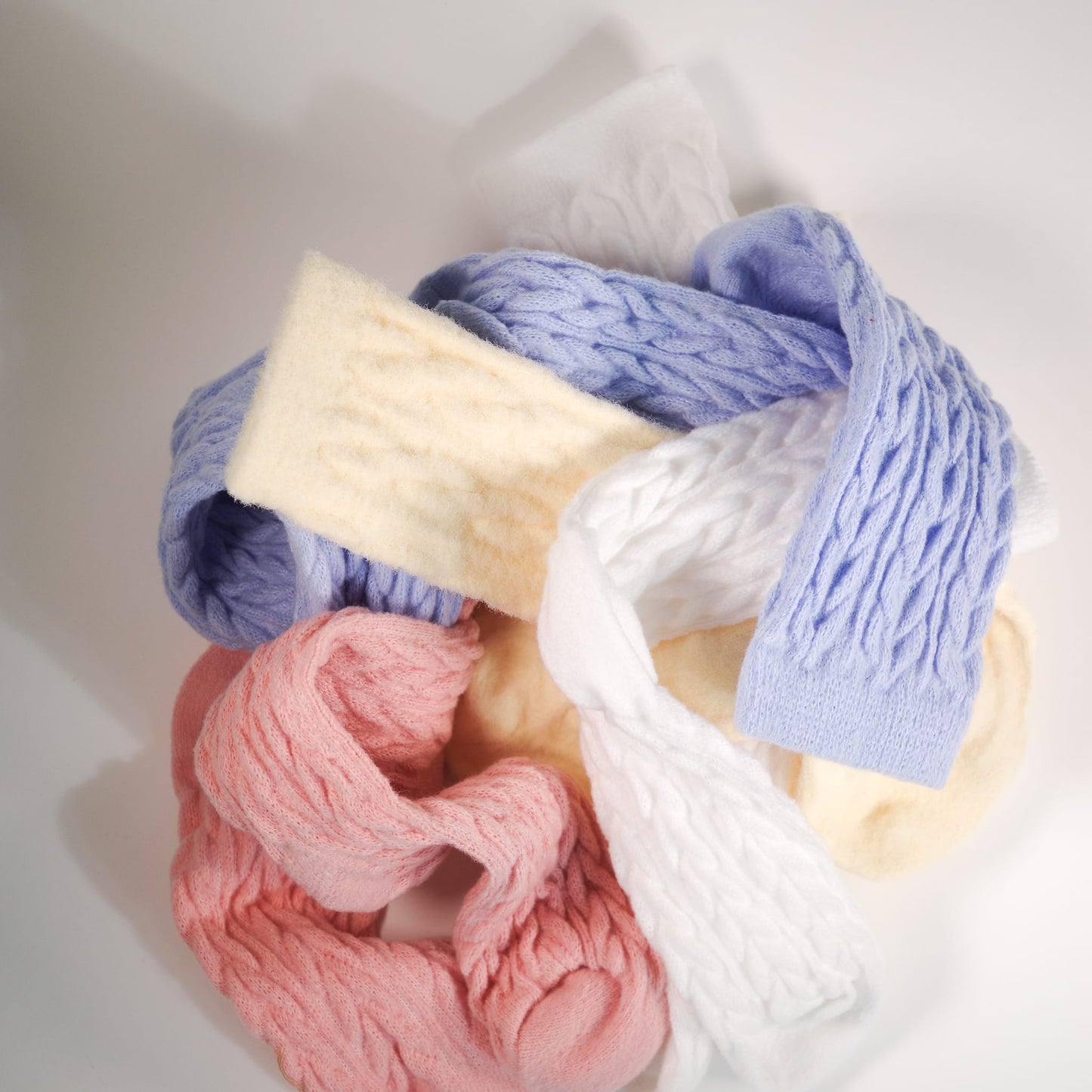 Fuzzy Fleece Cable Knit Socks - Sunday Forever