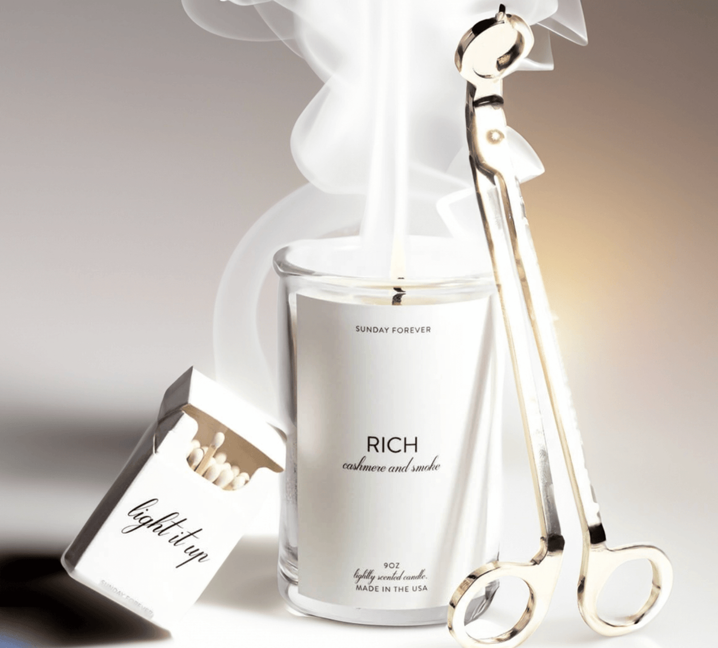 Sunday Forever CANDLES Rich and Fancy Luxury Candle Bundle