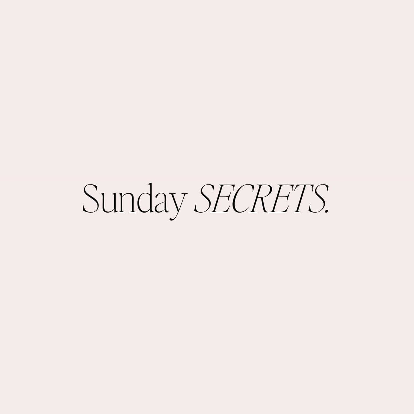 Sunday Secrets Pure Smokeshow Oil - -Sunday Forever