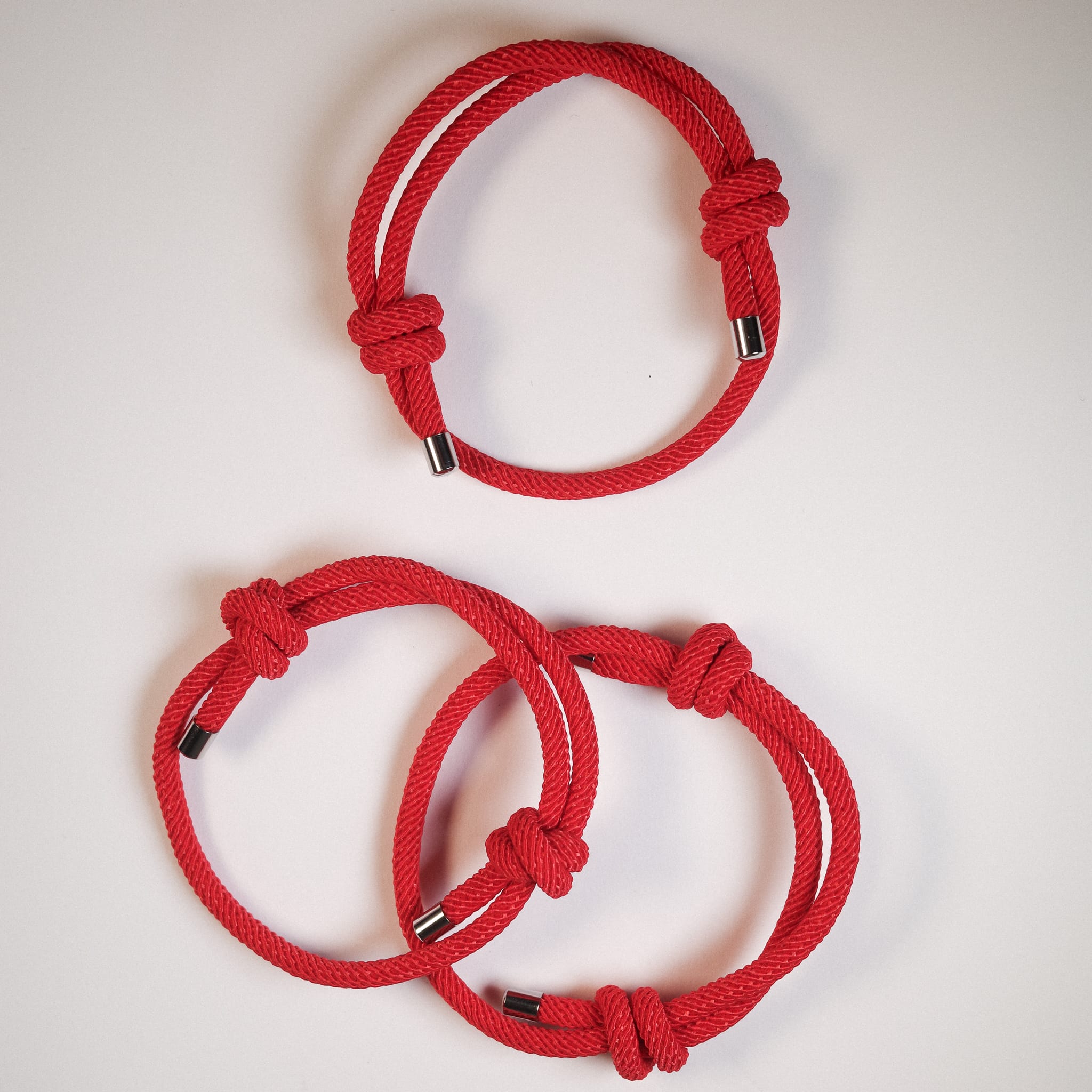 Mega Red Adjustable Double Knot Bracelet | Sunday Forever