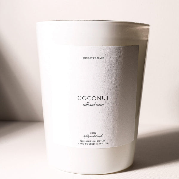Coconut candle