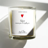 Nice Luxury Candle with Cinnamon and Spice - Sunday Forever