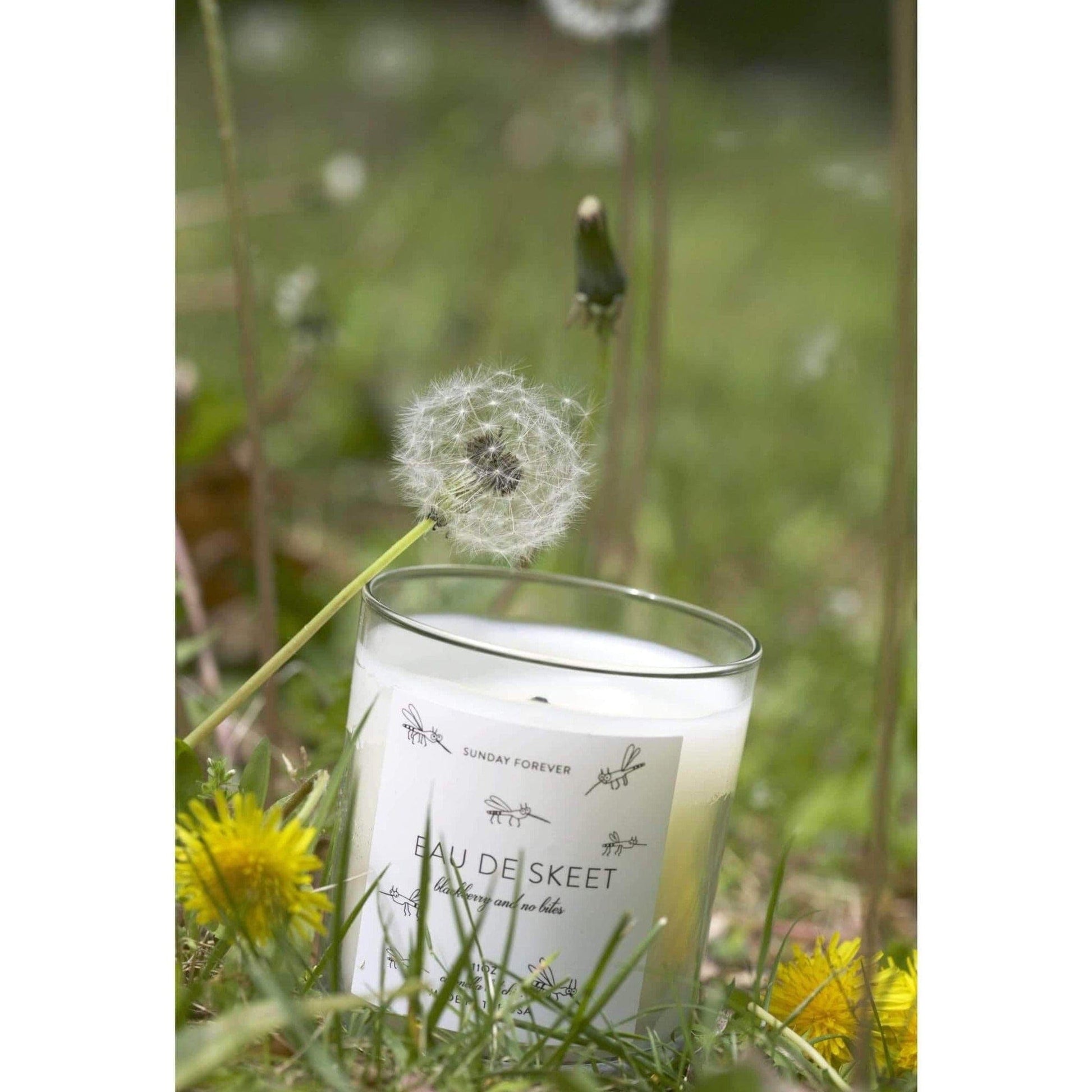 Eau de Skeet Citronella Luxury Candle - CANDLES-Sunday Forever