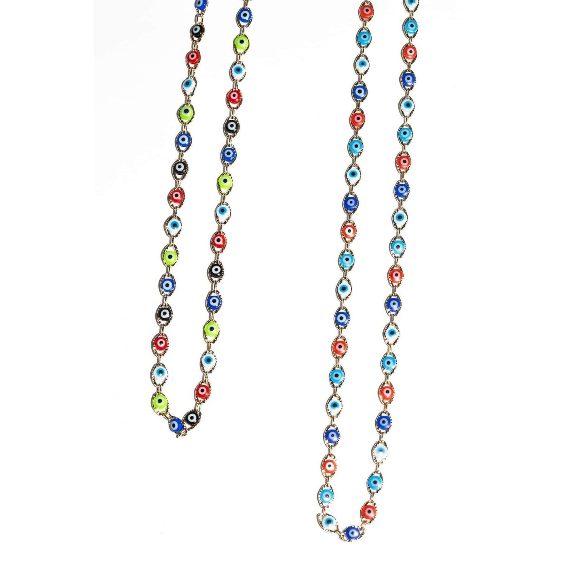 Evil Eyes Layering Necklaces - Necklaces-Sunday Forever