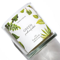Green Luxury Candle with Palo Santo and Cedar - Sunday Forever