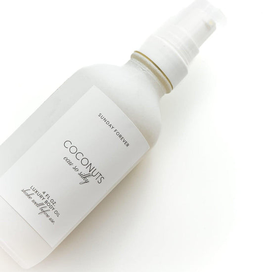Sunday Forever Coconut Coconuts Eau So Silky Luxury Body Oil